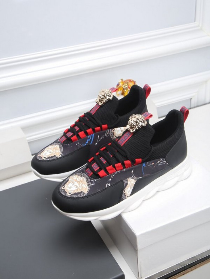 vse chain reaction black sneaker