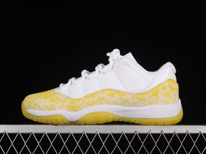 air jordan 11 low wmns “yellow snakeskin” ah7860-107