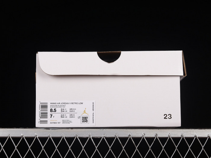 air jordan 11 low wmns “yellow snakeskin” ah7860-107