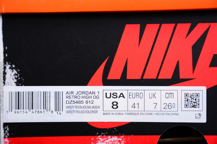 air jordan 1 retro high og lost & found dz5485-612