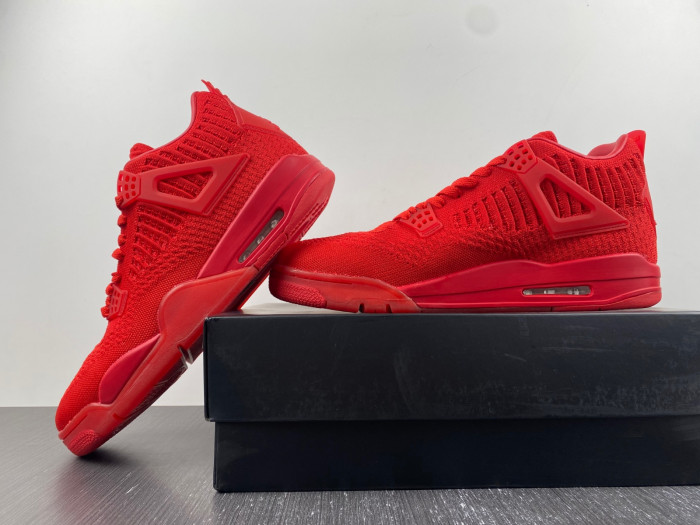 air jordan 4 retro flyknit red aq3559-600