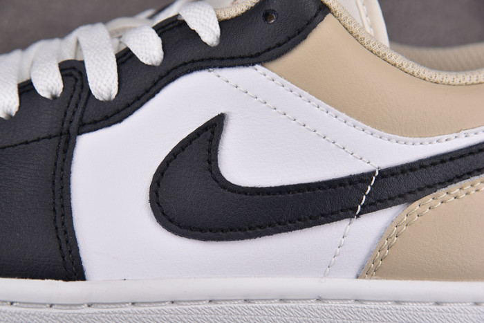 Air Jordan 1 Low "Black Toe" Tan 553558-153