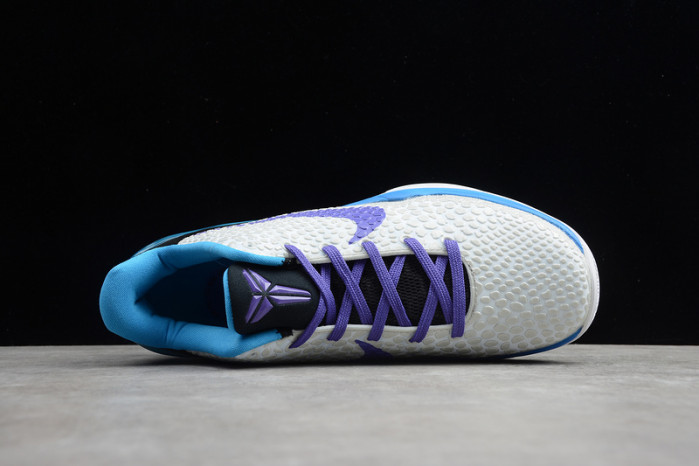 zoom kobe 6 white/blue-purple cw2190-102