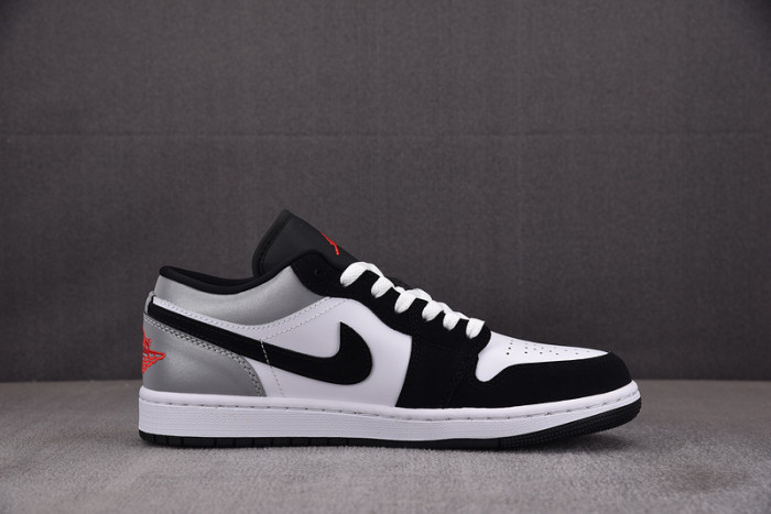 Air Jordan 1 Low SE White Fire Red Black Matte Silver HF3148-106