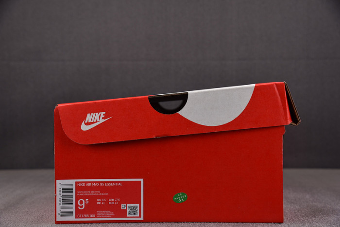 NIKE AIR MAX 95 ESSENTIAL WHITE GREY FOG CT1268-100