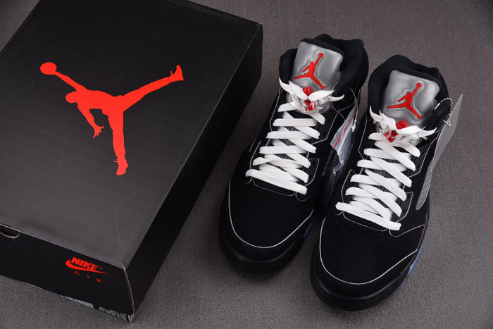 AIR JORDAN 5 BLACK METALLIC REIMAGINED HF3975-001