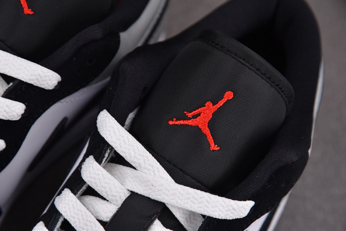 Air Jordan 1 Low SE White Fire Red Black Matte Silver HF3148-106