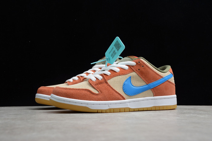 nike sb dunk low corduroy dusty peach bq6817-201