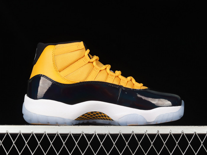 air jordan 11 retro yellow and black ct8012-118