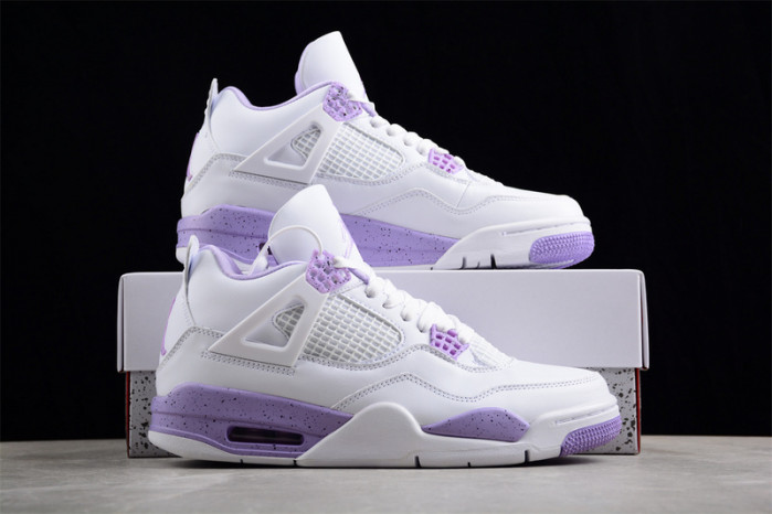 air jordan 4 white and purple ct8527-115