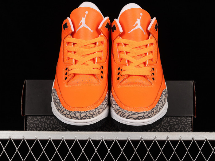 air jordan 3 retro "orange" ct8532-801