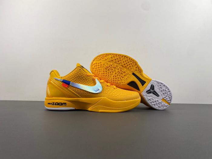 nike kobe 6 protro yellow cw2190-501