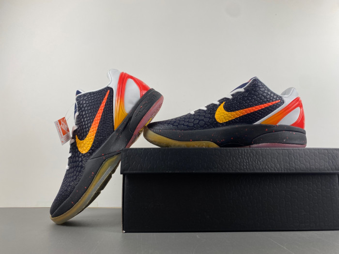 nike kobe 6 black orange cw2190-503