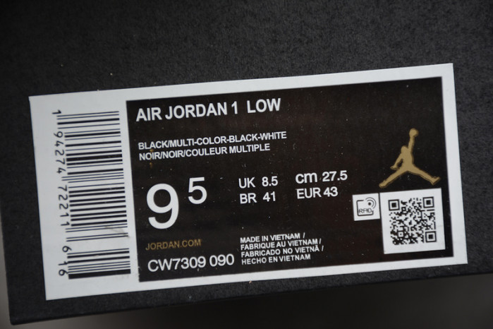 air jordan 1 low galaxy cw7309-090