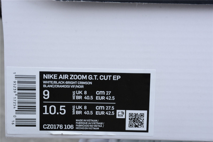 nike air zoom g.t. cut crimson cz0176-106