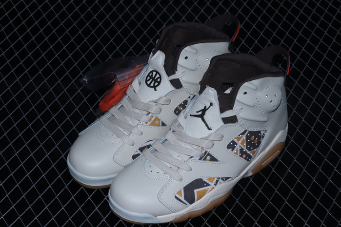 air jordan 6 retro quai54 sail brown cz4152-100
