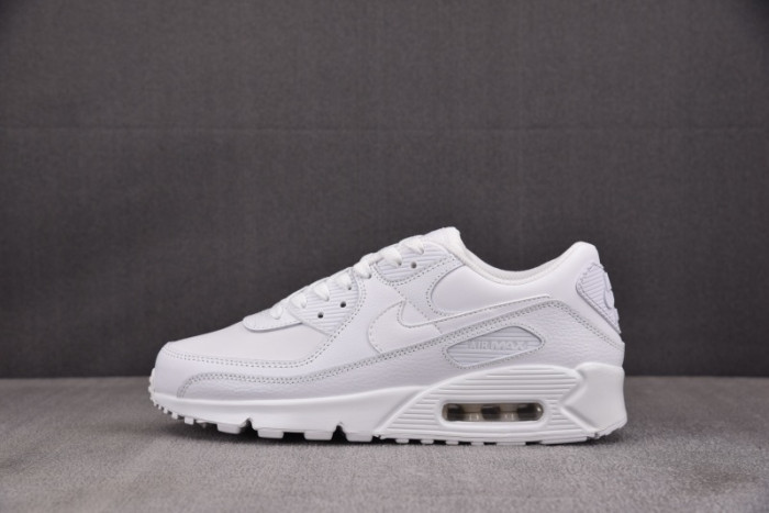 Nike Air Max 90 Leather Triple White CZ5594-100