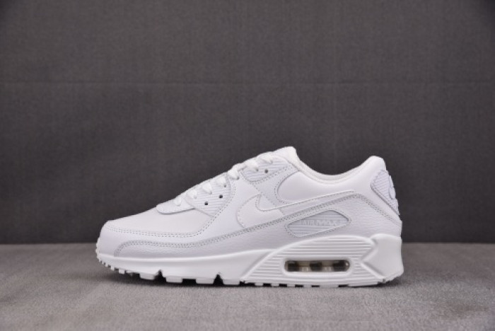 Nike Air Max 90 Leather Triple White CZ5594-100