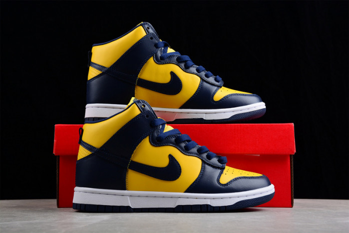 nike dunk high michigan cz8149-700