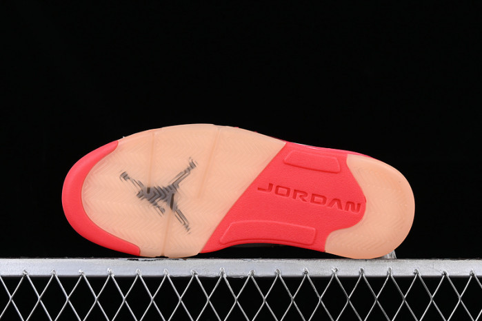 air jordan 5 retro low girls that hoop arctic orange/red/black da8016-806