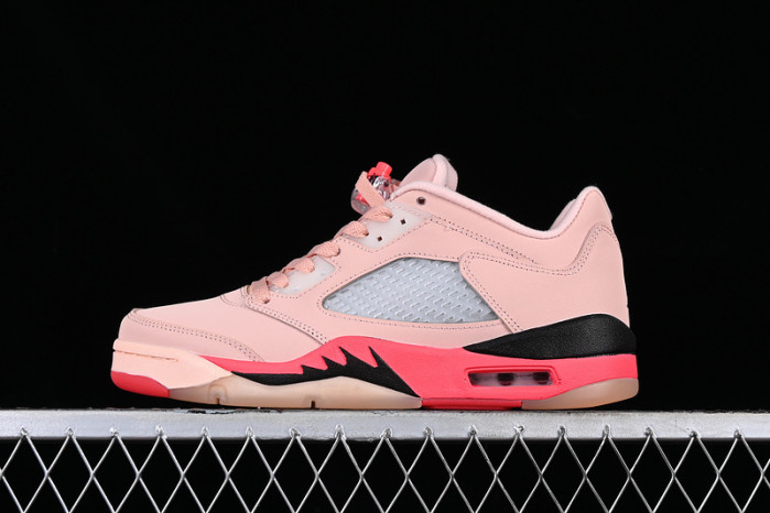 air jordan 5 retro low girls that hoop arctic orange/red/black da8016-806