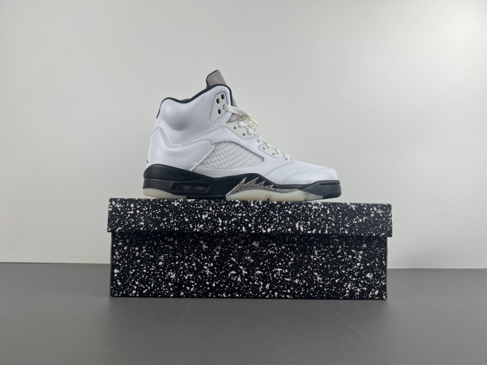 air jordan 5 "white/black" dd0587-110