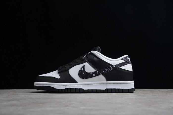 nike dunk low black paisley dh4401-100