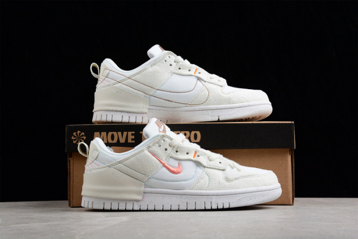 nike dunk low disrupt 2 pale ivory - dh4402-100