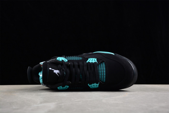 air jordan 4 retro T*f*ny & co. black green dh6927-001