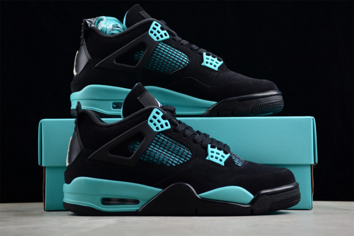 air jordan 4 retro T*f*ny & co. black green dh6927-001
