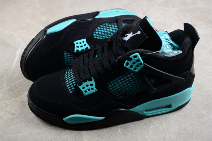 air jordan 4 retro T*f*ny & co. black green dh6927-001