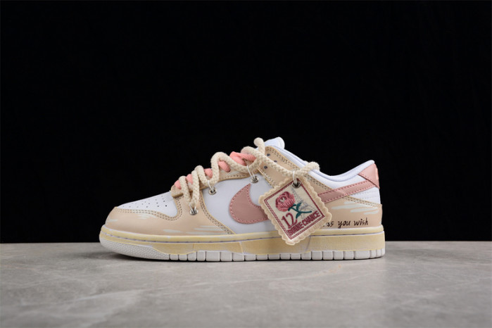 nike dunk low white pink dh9765-100