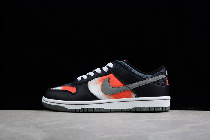 nike dunk low graffiti black red dm0108-001