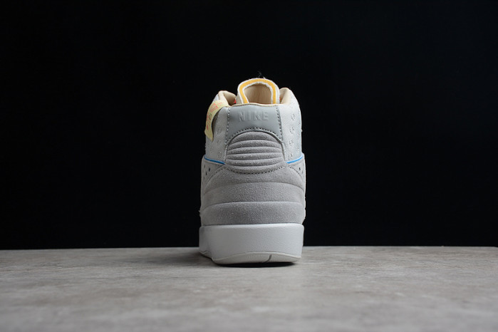union x air jordan 2 “grey fog” dn3802-001
