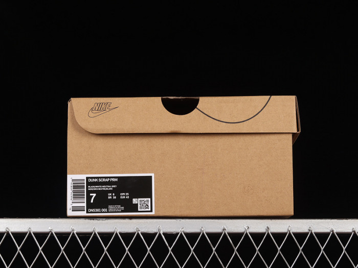 nike dunk low scrap black neutral grey university blue white dn5381-001