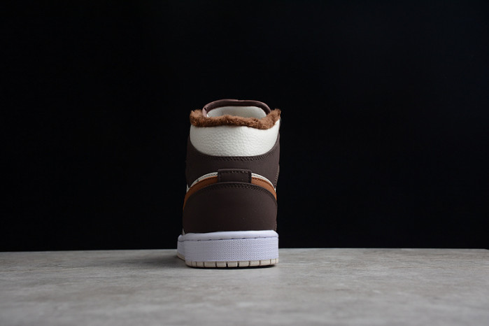 air jordan 1 mid se brown basalt oatmeal do6699-200