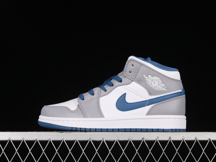 jordan 1 mid true blue cement - dq8423-014