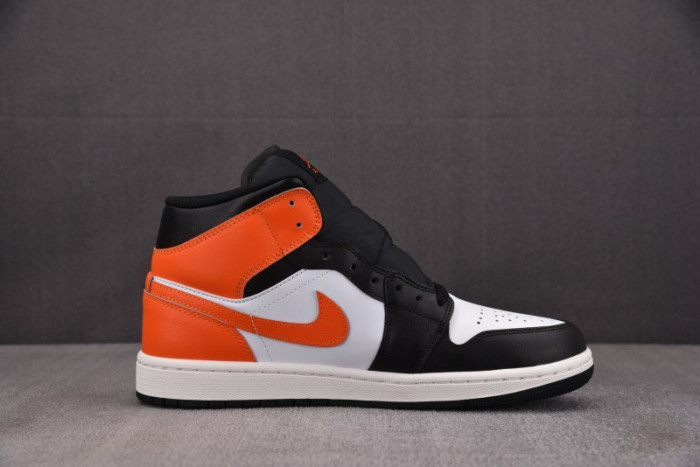 Air Jordan 1 Mid Black Toe Starfish DQ8426-801