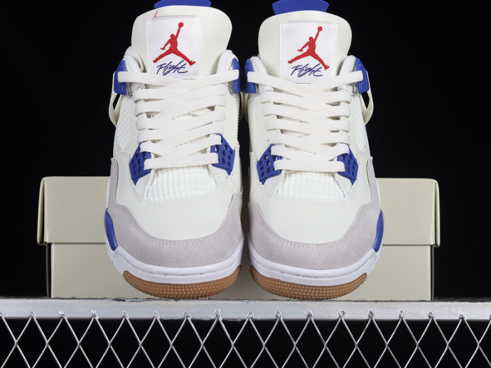 sb jordan air jordan 4 off white/grey/blue - dr5415-102