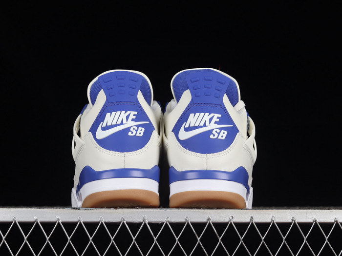 sb jordan air jordan 4 off white/grey/blue - dr5415-102