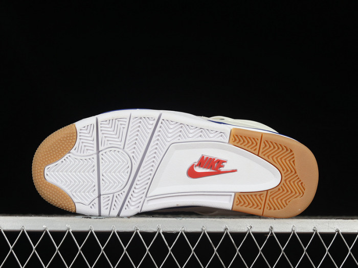 sb jordan air jordan 4 off white/grey/blue - dr5415-102