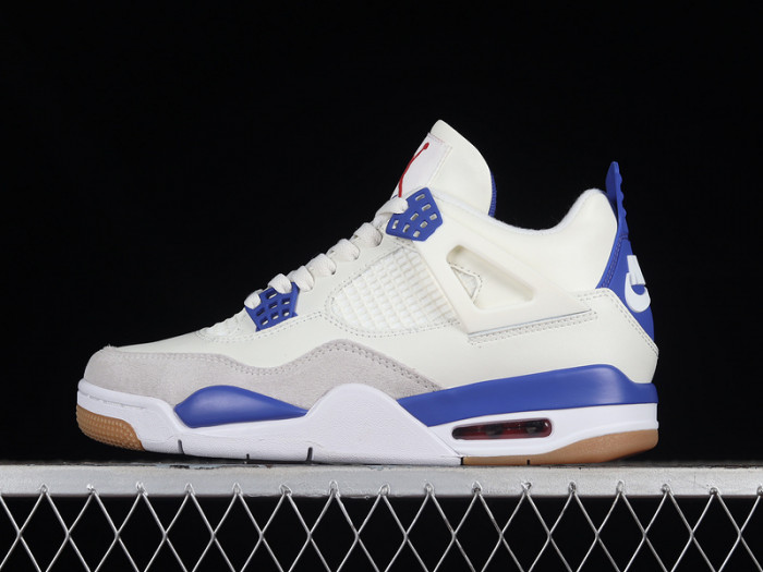 sb jordan air jordan 4 off white/grey/blue - dr5415-102