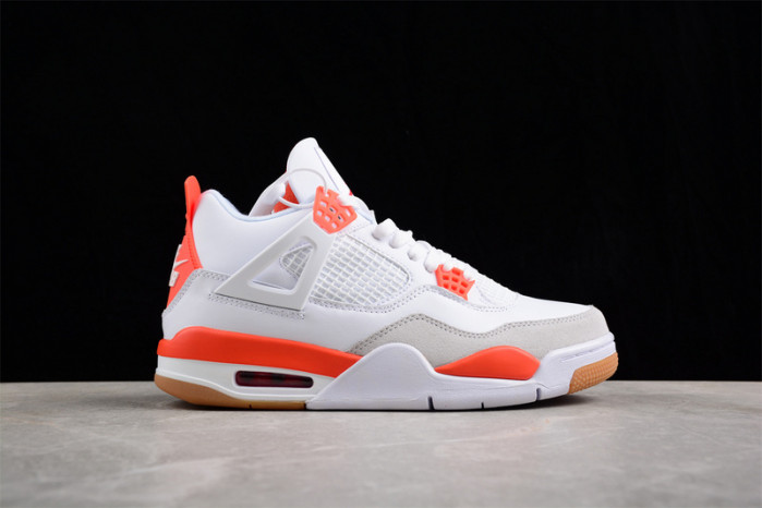 air jordan 4 white and orange dr5415-108