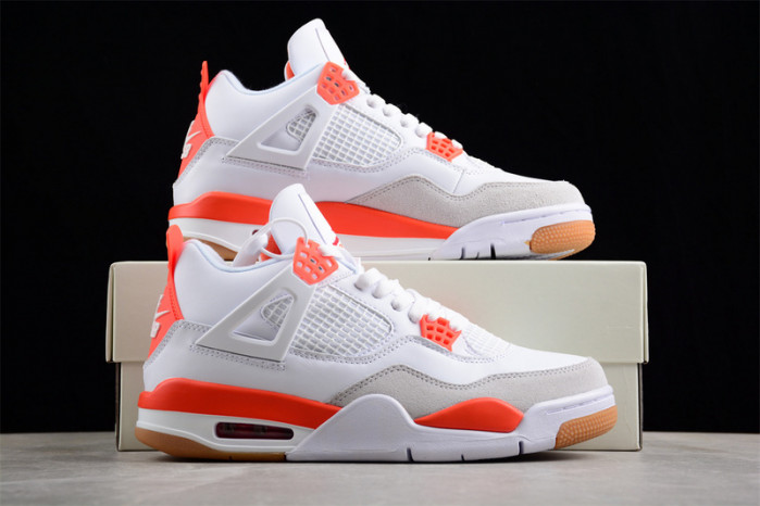 air jordan 4 white and orange dr5415-108