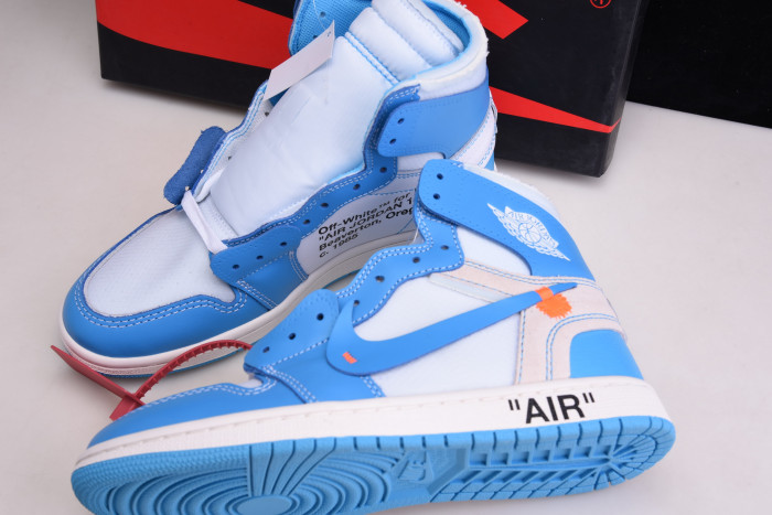 ofw air jordan 1 powder blue unc - aq0818-148