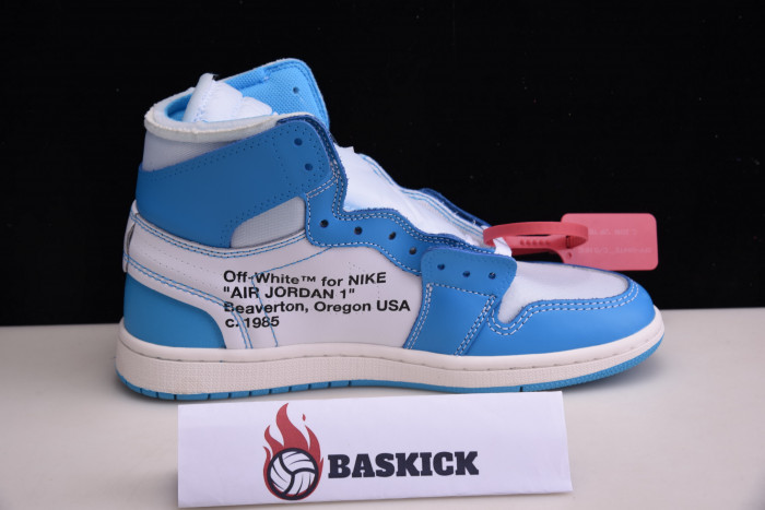 ofw air jordan 1 powder blue unc - aq0818-148