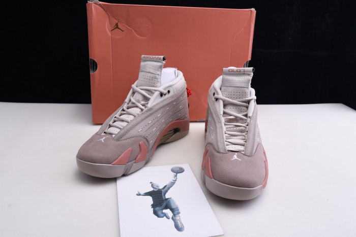 clot x air jordan 14 low sepia stone dc9857-200