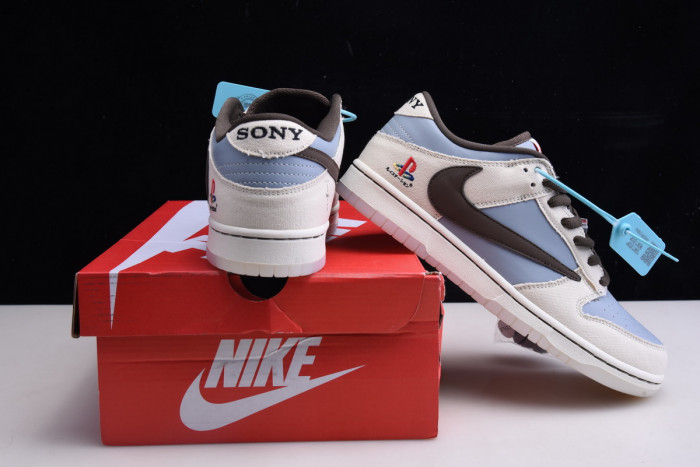 travis scott x playstation x nk sb dunk low cu1726-800