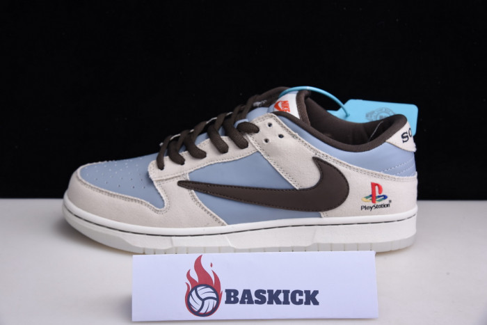 travis scott x playstation x nk sb dunk low cu1726-800