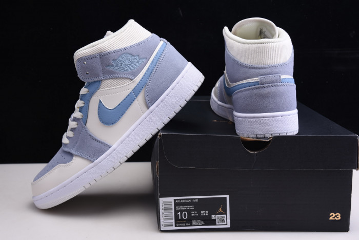 jordan 1 mid mix materials blue tan da4666-100